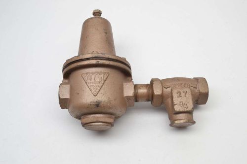 WATTS 223 3/4 IN NPT BRONZE THREADED PRESSURE REDUCING REGULATOR VALVE B381389