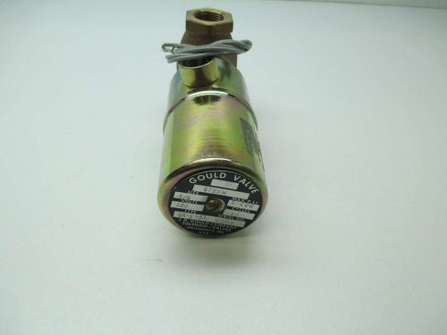 New gould qr-1-3t bronze steam 120v-ac 3/4in npt solenoid valve d391622 for sale