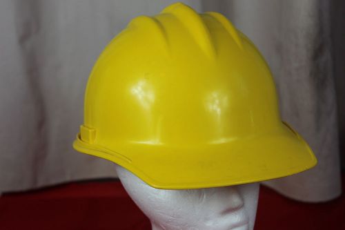 E.D.BULLARD HARD HAT, HARD BOILED YELLOW, Model 302 RT, 6/ POINT SUSPENSION