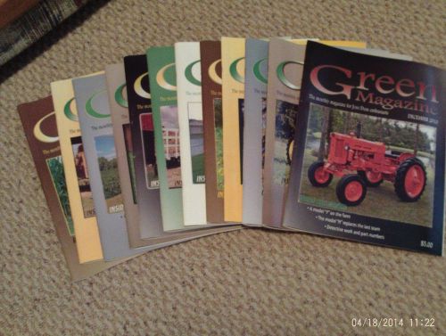 JOHN DEERE--- GREEN MAGAZINE---LOT OF 12