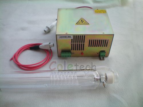 50W CO2 Laser Tube (Standard 100cm Length)+  Power Supply Engraver Cutting