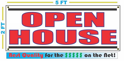 OPEN HOUSE All Weather Banner Sign NEW Larger Size High Quality! XXL