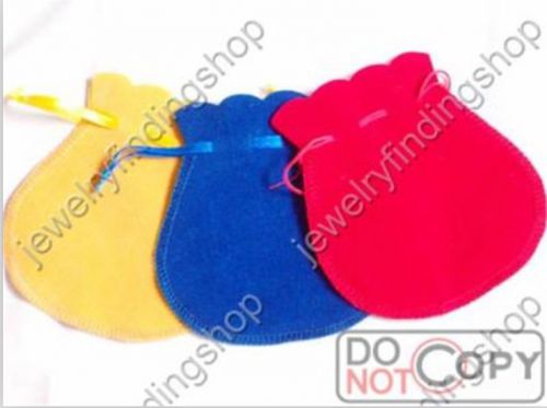 Wholesale 60pcs 7.5*9.5 CM VELVET JEWELRY POUCH