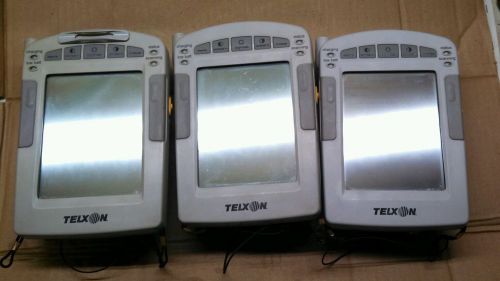 Lot Telxon PTC-1134 x3 and PTC-1140 x 1 pen terminals and accessories.  See desc