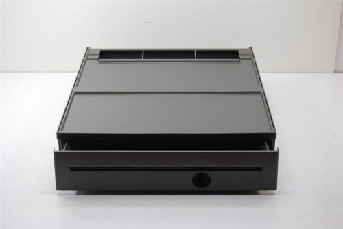 Ibm cash drawer unit 40n7243 pos register money gray for sale