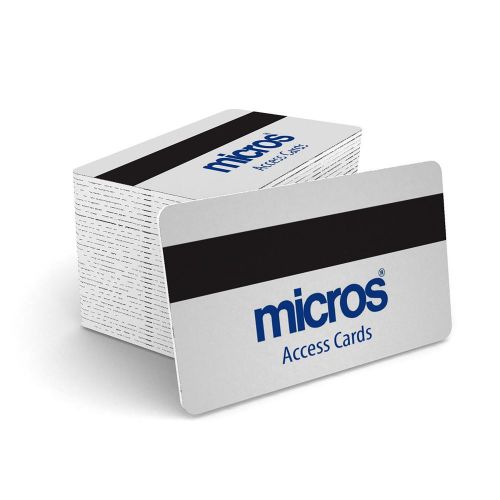 25 micros pos access magnetic swipe cards - 2700, 3700, 9700, e7, simphony for sale