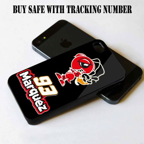 93 Marquez Rider Moto GP For iPhone 4 4S 5 5S 5C S4 Black Case Cover