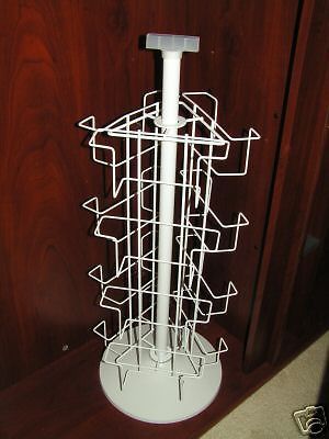 Greeting card display rack carousel counter horizontal 7x5 12 pockets made usa for sale