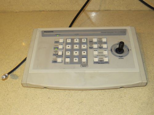 PANASONIC SYSTEM CONTROLLER MODEL NO. WV-CU161C- JOYSTICK CCTV CAMERA