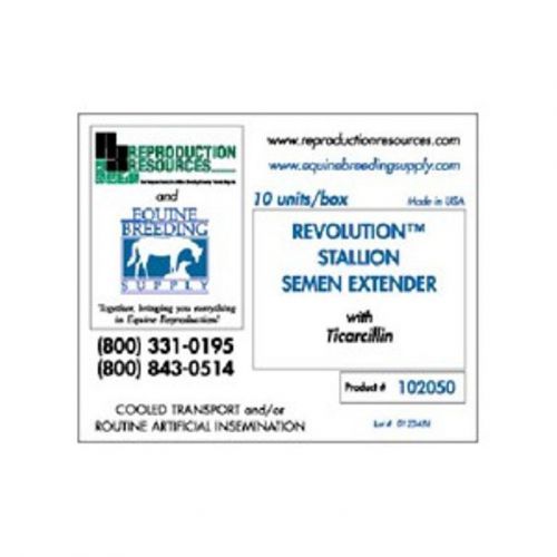 Equine Revolution Stallion Semen Extender 100ml Ticarci