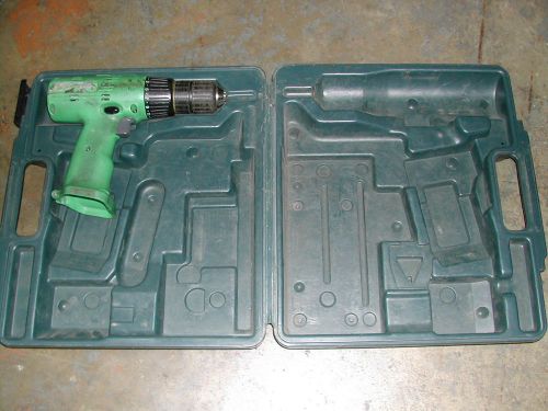 Hitachi DS 13DVS 1/2&#034; CORDLESS DRILL DRIVER w/ CASE 12 volt 13mm GOOD CONDITION