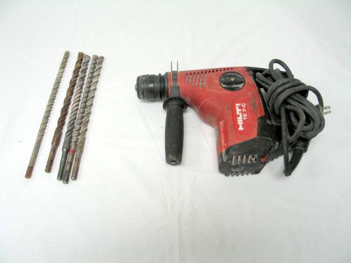 HILTI TE 7-C HAMMER DRILL with 5 Drill Bits