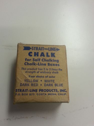 STRAIT-LINE CHALK WHITE 1 OZ FOR SELF CHALKING BOXES