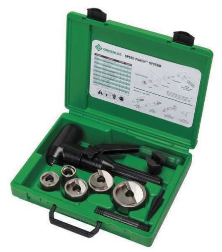 Greenlee 7906sbsp knockout speed punch set for sale