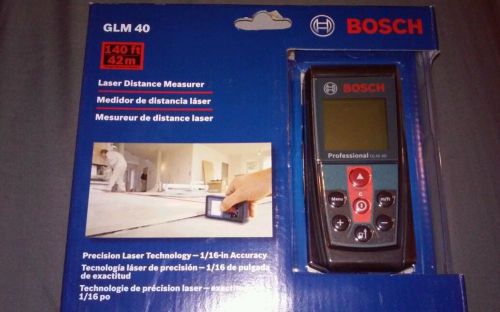 Bosch laser distance measurer glm 40 for sale