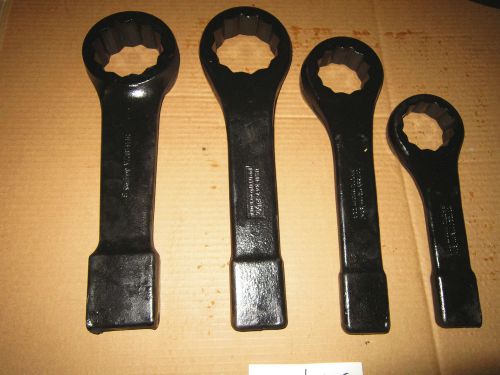 PROTO set 2 1/4&#034;,2 3/8&#034;,2 15/16&#034;,3&#034;  STRIKER KNOCKER SLUGGER WRENCH STRIKING