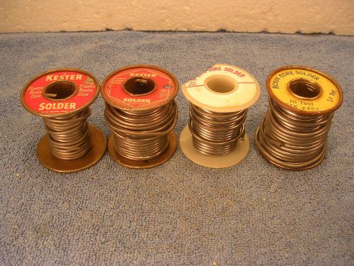 Kester &amp; more Rosin Core Solder Approx. 2Lb5.5oz NR!