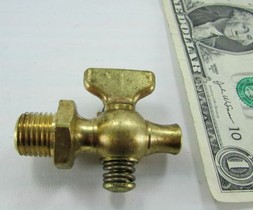 Apollo 1/4&#034; Satin Brass Air Pet Cocks, Fuel Gas Air Drain Shut Off Ball Valves