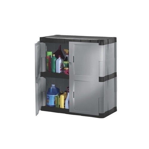 Rubbermaid 2 door storage cabinet -36x36x18 craftstoys pet garage patio yard spa for sale