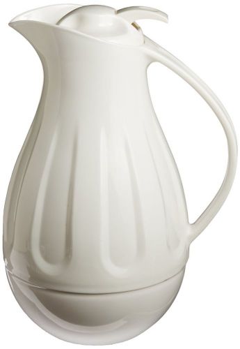 Genuine Joe GJO11953 Plastic Double-Wall, Glass-Lined Swirl Carafe, 1.3L