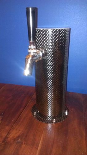 Draft Tower - Carbon Fiber - Perlick Faucet 575SS