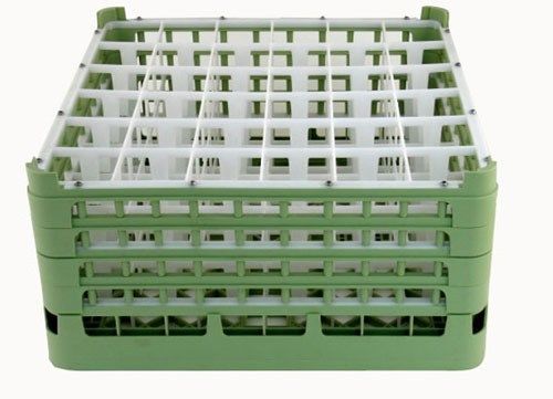 Vollrath (52715) Glass Dish Rack - 36 Compartment 7&#034; Tall