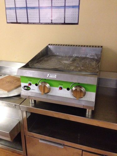 Lolo lg24tpf - gas griddle grill 24&#034; wide w/thermostat 60,000 btu for sale