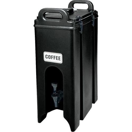 CAMBRO 4.75 GAL. INSULATED BEVERAGE DISPENSER BLACK 500LCD-110