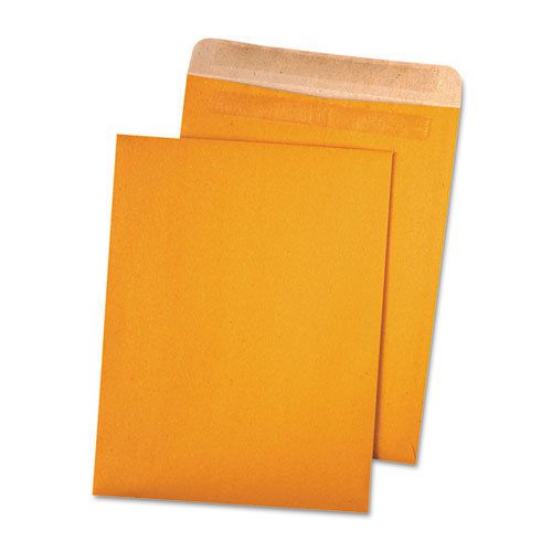 100% Recycled Brown Kraft Redi-Seal Envelope, 9 x 12, Brown Kraft, 100/Box