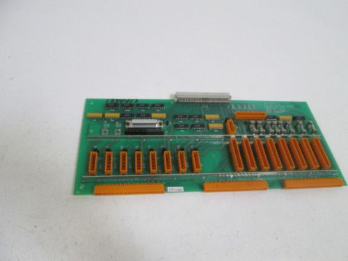 VAN DORN CO. ANALOG TERMINAL BOARD 330039 REV. C *USED*