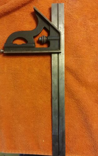 Machinist tool starrett 12&#034; tri square