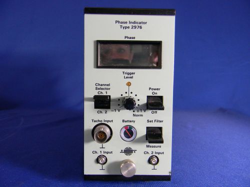 Bruel and Kjaer 2976  Phase Indicator 30 Day Warranty