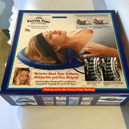 POSTURE PUMP CERVICAL SPINE TRACTION DISC HYDRATOR NECK, MODEL 1000