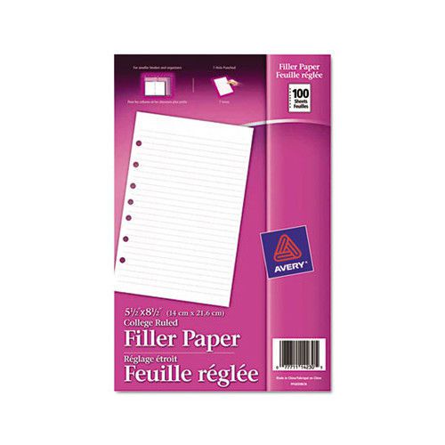 Avery Mini Binder Filler Paper 100 Sheets Set of 3