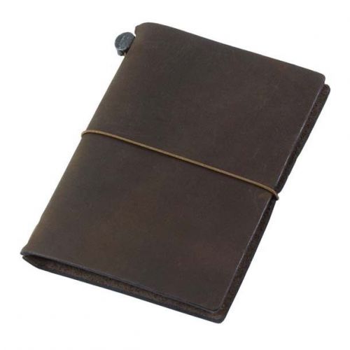 MIDORI Design Phil Traveler&#039;s Notebook Passport Size Brown 15027006 Import Japan