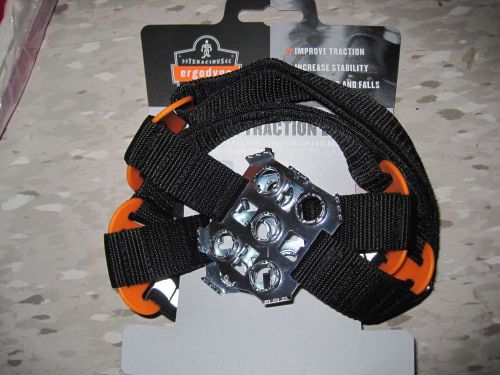 Ergodyne trex 6315 heel strap-on ice traction device size 5 to 11 us for sale