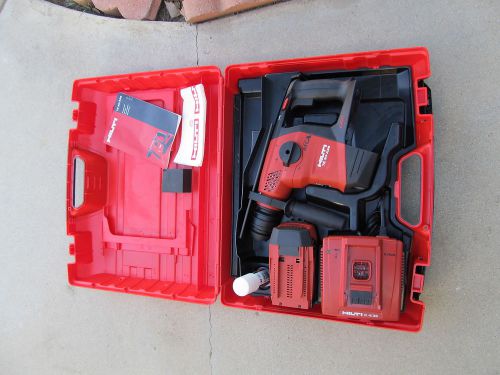 HILTI 36V ROTARY HAMMER DRILL CORDLESS TE-30-A36 COMBIHAMMER NICE SHAPE