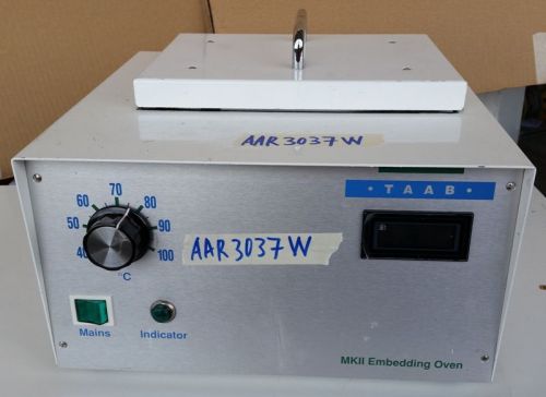 TAAB MK II EMBEDDING OVEN DIGITAL DISPLAY - AAR 3037