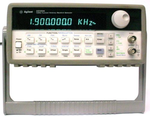 HP/Agilent 33120A Function / Arbitrary Waveform Generator 15 Mhz GPIB