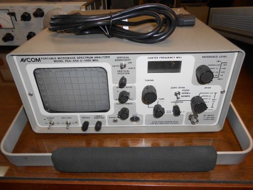 SPECTRUM ANALYZER --- AVCOM PSA-65A PORTABLE MICROWAVE SPECTRUM ANALYZER