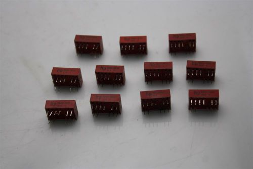 11x HP 5082-7653 MINI Display LED High Efficiency RED 7 Segment 0.43&#034; Dig 11 Pin