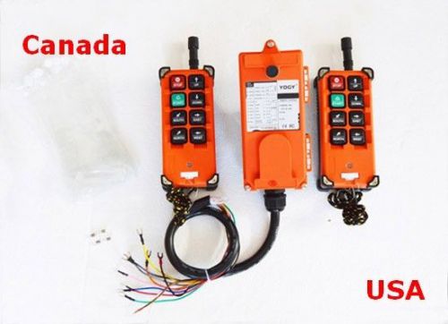 AC 110v-2 Transmitters 8 Channels Hoist Crane Radio Remote Controller