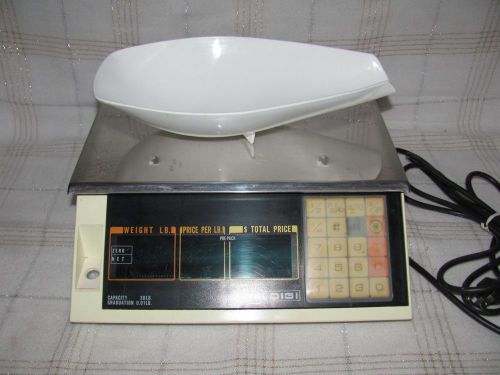 NBI DIGI Scale DS-380 Digital Computing Scale 30 Pound Capacity Grocery Deli