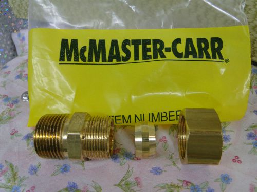 Brass Compression Tube Fitting, 3/4 OD x 3/4 NPT Male