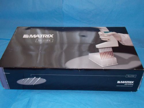 MATRIX 7081, 300UL 102MM TALL TIP EXTENDED LENGTH PIPET TIPS 9 RACKS OF 96 = 864