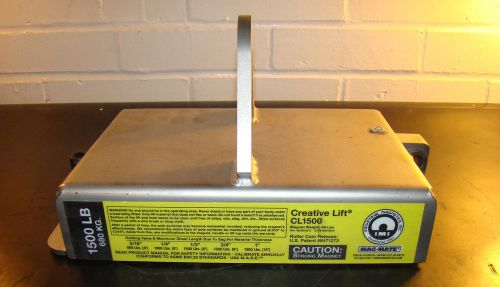 Mag-mate, cl1500, creative lift, permanent lifting magnet, 1500 lb cap, /hv3/ for sale