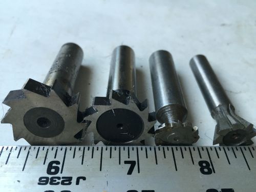 MACHINIST LATHE TOOLS NICE LOT 4 KEY SEAT CUTTER UNUSED VARIOUS SIZES &amp; SHAPES