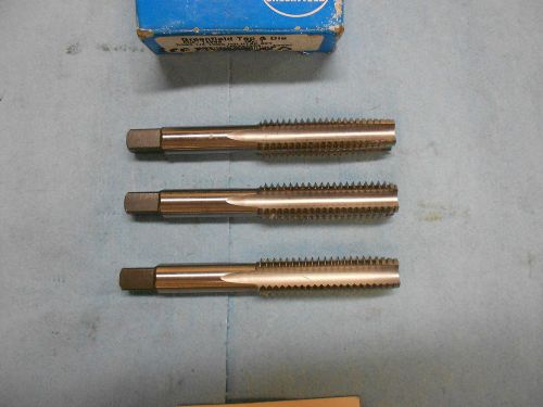 NEW GREENFIELD TAP SET LH BOTTOM PLUG TAPER 1/2-13 H3  HSS USA 296