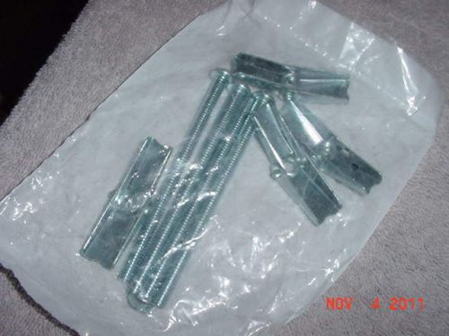 ***NEW*** LOT OF (4) 1/4&#034; X 4&#034; TOGGLE BOLTS MUSHROOM HEAD SQUARE/PHILLIPS SLOT