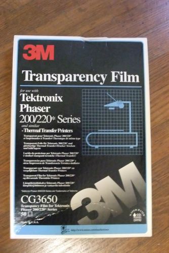 3m overhead transparency film - unused, at least 30 sheets 2200/220 cg3650 for sale